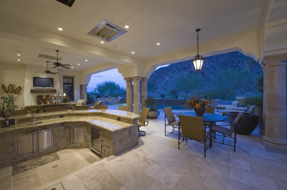 Expert Hot Shot Electric certified installation of outdoor kitchen electrical – professional Tulsa electricians wire safe GFCI outlets and lighting for patios.