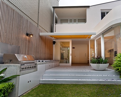 Expert Hot Shot Electric certified installation of outdoor kitchen electrical – professional Tulsa electricians wire safe GFCI outlets and lighting for patios.
