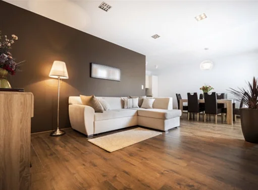 Certified Hotshot experts installing professional living room lighting and recessed ceiling fixtures. Licensed electricians creating modern indoor ambiance for Tulsa area homes.