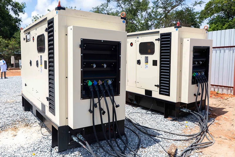diesel generators, which are used to convert diesel fuel into electrical energy